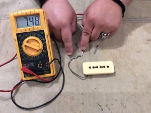 Vintage 1953 Gibson P-90 Les Paul Guitar Soapbar Pickup with Cover 1950's Bridge