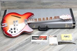 RARE and MINT! Rickenbacker 360C63 6 String Limited Edition Fireglo 360V64