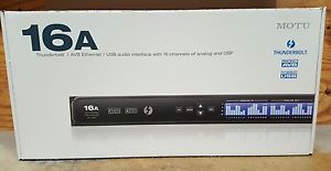 MOTU 16A 16-Channel Thunderbolt / AVB Ethernet / USB Audio Interface