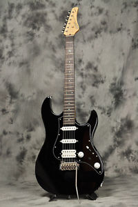 FUJIGEN EXPERT OS EOS-AL-R Black 2011 Made in Japan E-Guitar Free Shipping