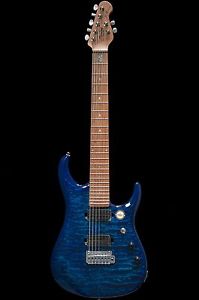 Sterling by Music Man 7 String John Petrucci JP157 Neptune Blue w/ gig bag