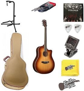 Breedlove Studio Dreadnought Sunburst Solid Top A/E Guitar w/GD Hardcase+More!!!