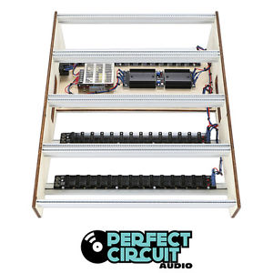 ADDAC 901T 12U 85HP Wood Tabletop Powered CASE - NEW - PERFECT CIRCUIT