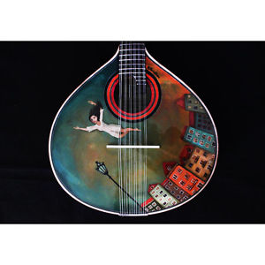 SPECIAL ART ON PORTUGUESE GUITAR FOR COLLECTORS – COIMBRA MODEL ALL SOLID -DREAM