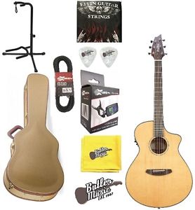 Breedlove Pursuit Concert Cedar Top A/E Guitar w/GD Hard case, cable & More