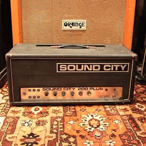 Vintage 1972 Sound City 200 Plus Mk IV Amplifier Head SERVICED