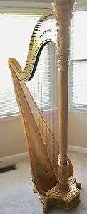 Lyon & Healy Style 23 Natural Concert Grand Pedal Harp