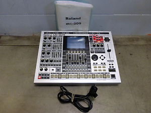 Séquenceur Sampleur Sampling Groovebox Roland MC-909 & Notice Français