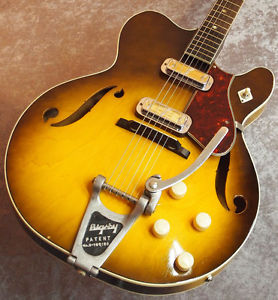 Harmony H74 Neo Cutaway Sunburst w / DeArmond Used  w/ Hard case