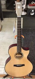 Schecter Orleans Stage 6 String Acoustic Electric Guitar Natural Satin
