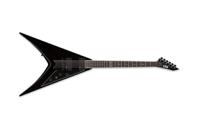 NEW! ESP LTD V-401B BLK V-Series 27" Baritone Electric Guitar in black