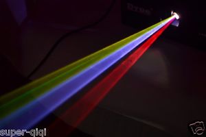 New 2W RGB Full Color Animation Laser Projector Stage Lighting Light DJ SD Card