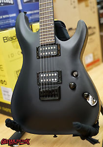 Schecter Stealth C-1 Satin Black 6 String Electric Guitar NEW