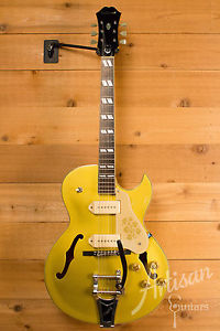Epiphone ES-295 Electric Metallic Gold Finish and Lollar P90's Pre-Owned 2006
