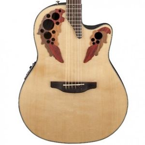 Ovation CE44-4 Acoustic-Electric Guitar, Natural
