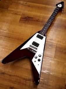 Gibson 67 Flying V 1997 V-shape Black E-Guitar Free Shipping