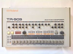Roland TR 909 (TR909) With real history! Owned by Utah Saints & Blancmange