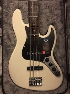 Fender American Deluxe Jazz Bass with Precision Neck! Olympic White / Rosewood