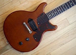 1959 Gibson Les Paul Junior Doublecut Vintage Electric Guitar Cherry P-90 Jr