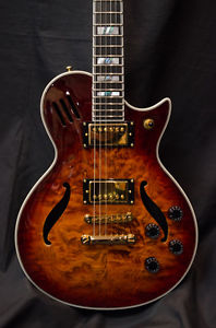 NEW 2016 PRESTIGE Heritage Hollow Quilted Maple Electric Guitar w/ Hard Case