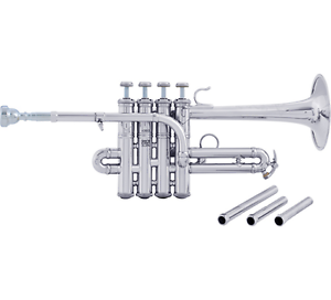 "BRAND NEW" BACH 'Artisan' AP190S Silver Piccolo Trumpet/$300 OFF/Free Shipping