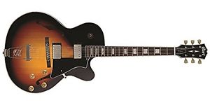 Cort YORKTOWNTAB Hollow Body Single Cutaway Electric Guitar, Spruce Top, Tobacco