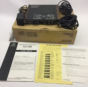 Rodgers MX-200 Organ Sound Music Expansion Module Roland Midi 2