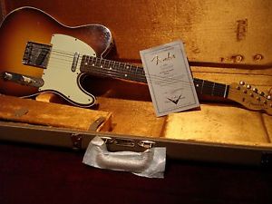 2015 Fender Custom SHop LTD ED 1960 Tele Custom Chocolate Sunburst Relic