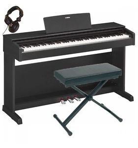 Pack Yamaha YDP-143 BK noir - Piano numérique+banquette+casque