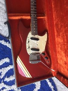 Original Fender Mustang With Racing Stripe