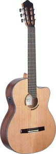 Angel Lopez ERE-CFI S Eresma Serie, E/A Klassikgitarre Cutaway m. massiver Zeder