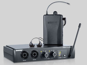 Shure PSM200 in-ear monitoring system with SE112 earphones SAME DAY DISPATCH