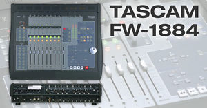FW-1884 PROFESSIONAL DAW CONTROL SURFACE AND AUDIO TASCAM