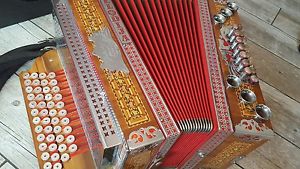 Melodija 4 row FBEsAs accordion button box accordian Professional