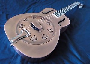 Duolian 'O' Style Resonator Resophonic Guitar - 'Antique' Copper Finish
