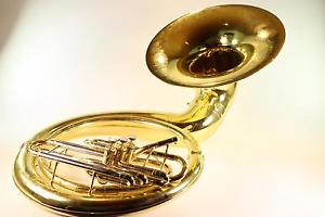 Yamaha YSH-411 Lacquered Brass Sousaphone GREAT HORN! QuinnTheEskimo