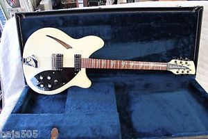 1996 Rickenbacker 360 12-String Guitar w/ OHSC White - Chrome Tailpiece 360/12