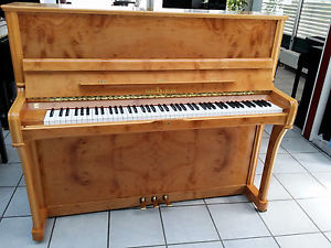 Seiler Klavier, 122 Konsole Platane satiniert, Made in Germany, Renner