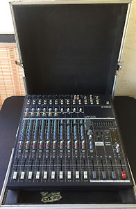 Mixer & Case:Yamaha EMX5014C 14-channel stereo powered mixer w/"Road Ready" case