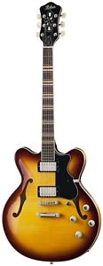 Hofner Verythin CT. Sunburst, Transparent Red and Black Available - Great Guitar