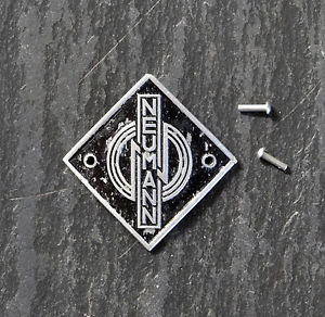 NEUMANN ORIGINAL U47/ U48 Microphone Badge/Logo -  1950's