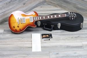 2013 Gibson Les Paul Standard Plus Honeyburst Flame MINTY! + OHSC