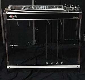 MSA CLASSIC S12 w/ EXTEND BODY 4&4 PEDAL STEEL GUITAR w/ CASE