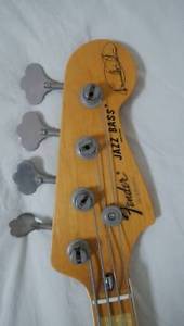 1999 Fender Jazz Bass Marcus Miller Signature JB Bass Japan with GigBag