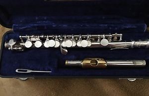 Emerson Sterling Silver Piccolo with Gold Lip Plate
