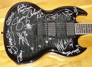 Epiphone Prophecy Electric Guitar Alice in Chains Signed 2009 Epicenter Festival