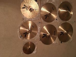 Barley used Zildjian k box set with extras