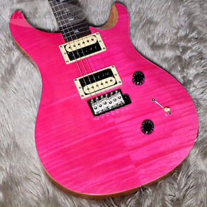 PRS Japan Limited SE CUSTOM 24 Bird Inlay Beveled Maple Pink F/S From Japan #