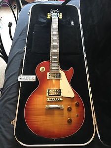Gibson Les Paul Plus 2015 HCS 6-String Heritage Cherry Sunburst Electric Guitar