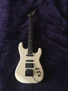 Pearl White Charvel Jackson with Kahler Tremolo made in USA